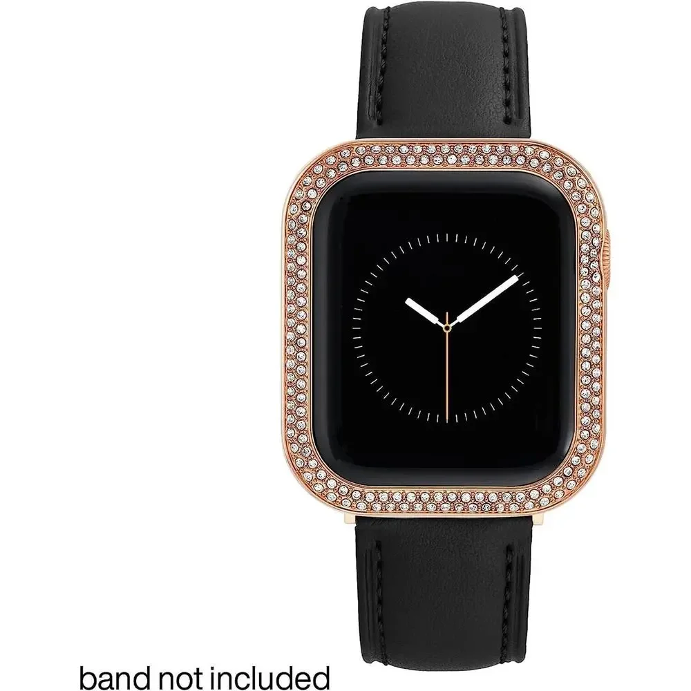Anne Klein Premium Fashion Protective Bumper For Apple Watch Rose Gold 44MM